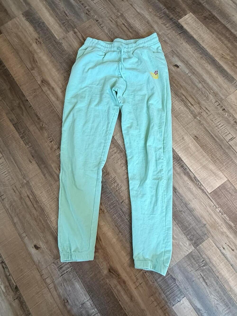 Reo Little Paradise Joggers Teal 15/16 Years Drawstring Stretch